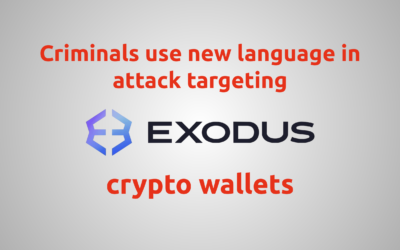 NPM package targeting crypto wallets uses new language to evade detection